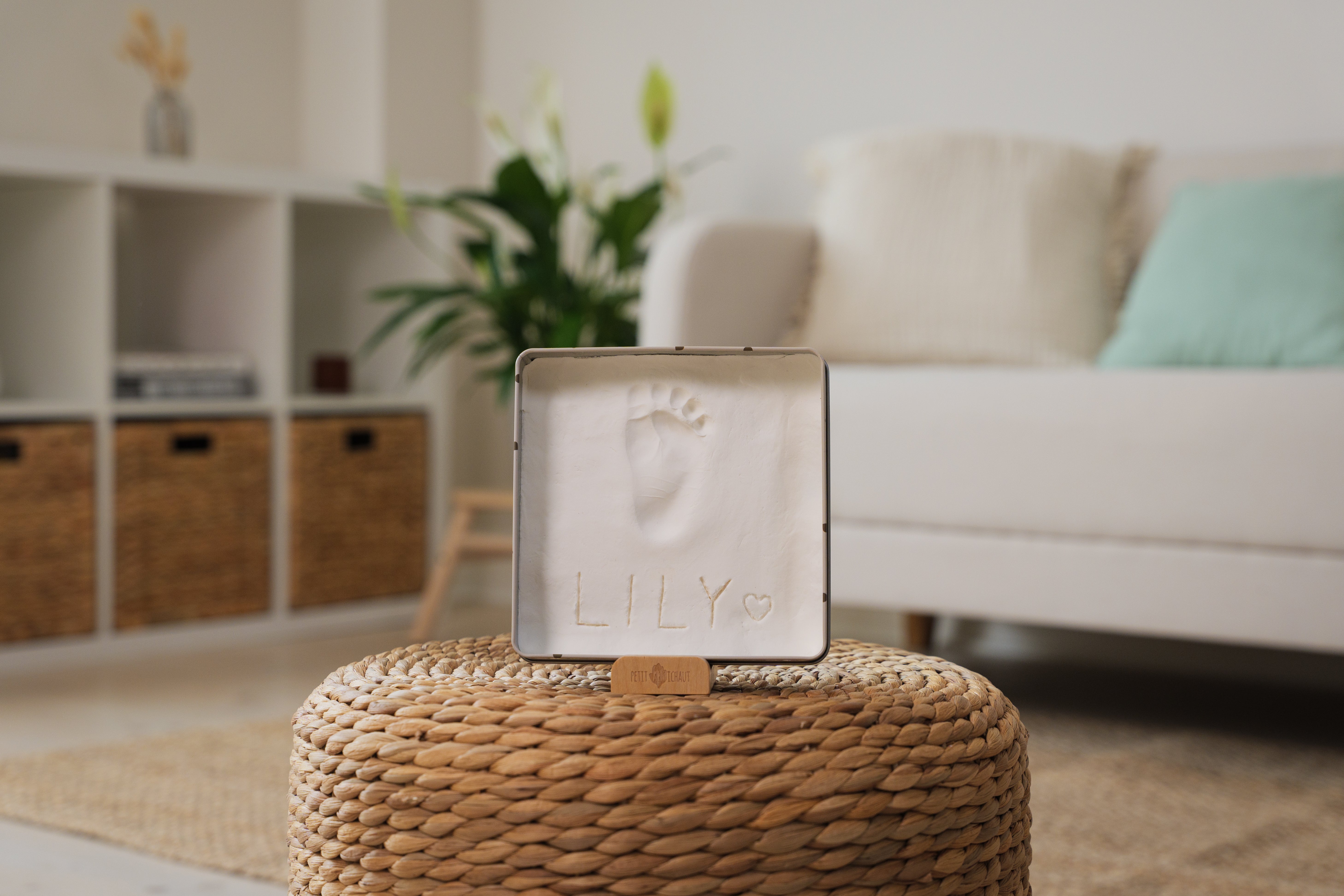 This elegant baby keepsake box combines sentimentality and style.