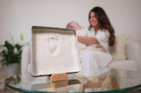 The Baby Box Square Pretty Hearts is a heartfelt newborn gift or pregnancy gift.