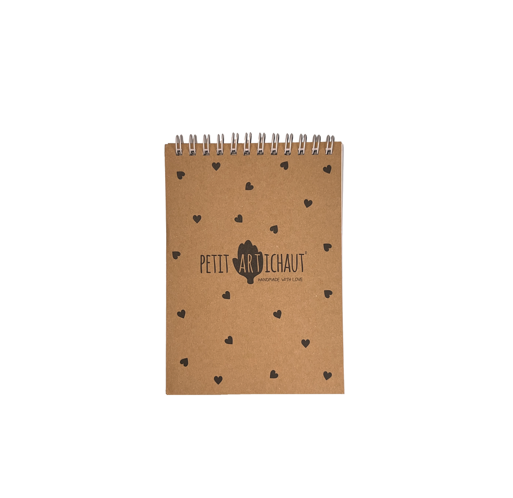 “Pretty Hearts” notebook