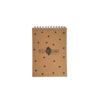 “Pretty Hearts” notebook