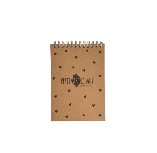 “Pretty Hearts” notebook