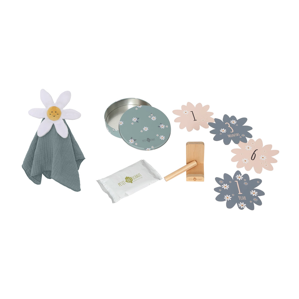 Geburtsgeschenk-Set - Daisy Blue